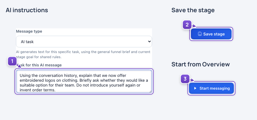 Describe the new offer and start